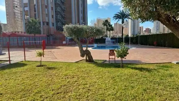 Exterior view of Flat for sale in Benidorm  with Community pool
