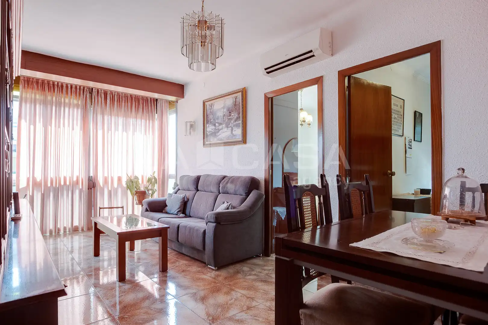 Sala de estar de Piso en venta en Sant Adrià de Besòs con Calefacción y Balcón