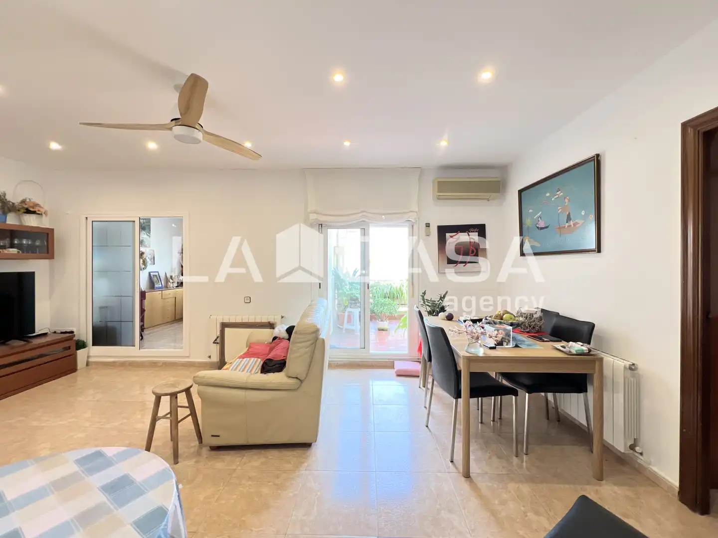 Sala de estar de Ático en venta en  Barcelona Capital con Calefacción y Terraza