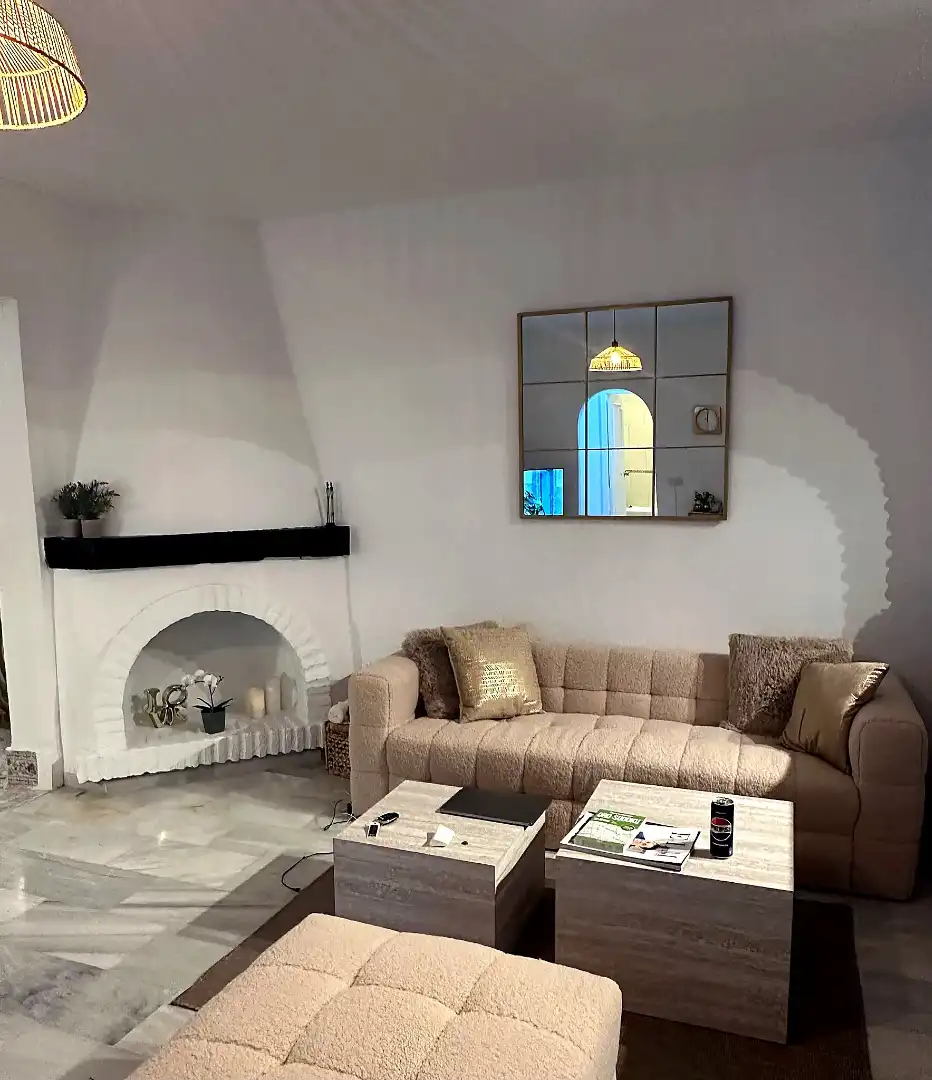 Living room of Attic for sale in Mijas  with Air Conditioner, Terrace and Furnished