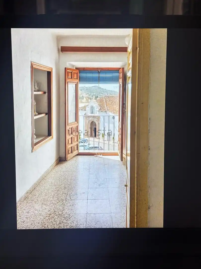 Vista exterior de Casa adosada en venda en Cómpeta amb Piscina