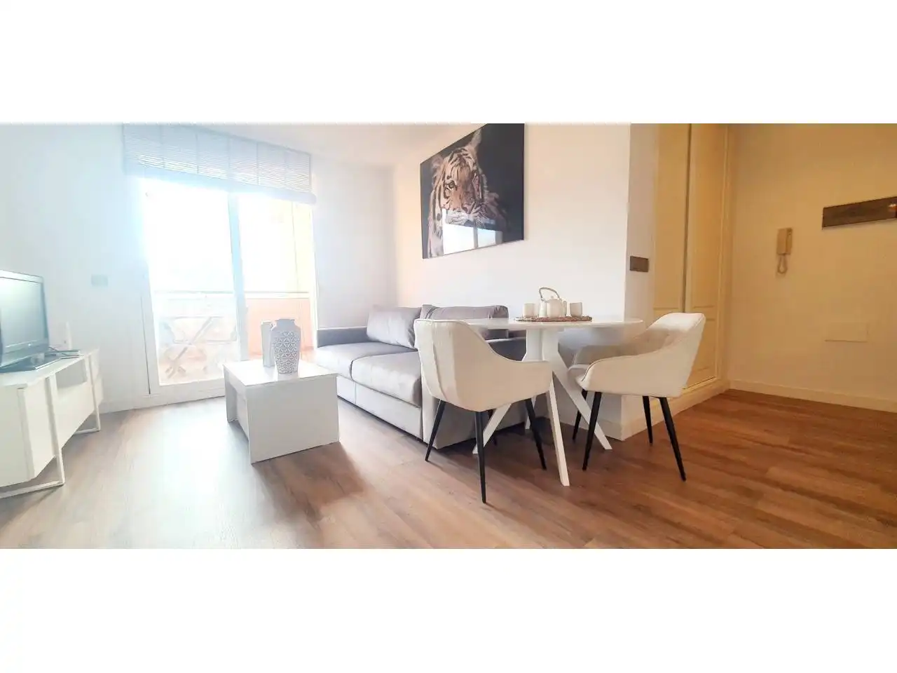 Sala de estar de Estudio en venta en Vícar con Calefacción, Terraza y Trastero