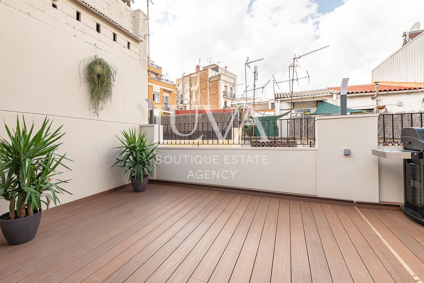 Terrace of Flat for sale in  Barcelona Capital  with Air Conditioner, Terrace and Community pool