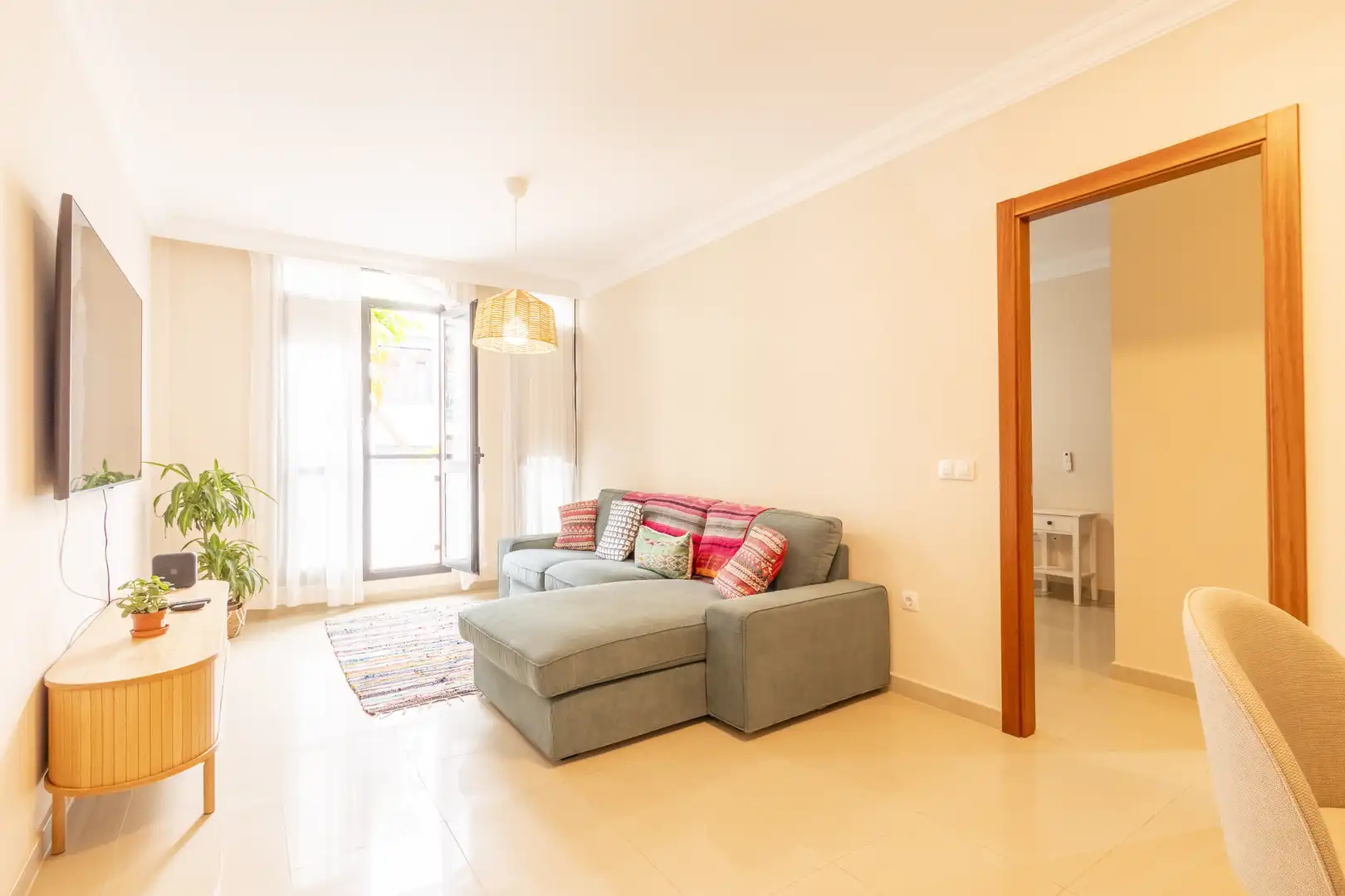 Wohnzimmer von Wohnung zur Miete in Puerto de la Cruz mit Terrasse und Möbliert