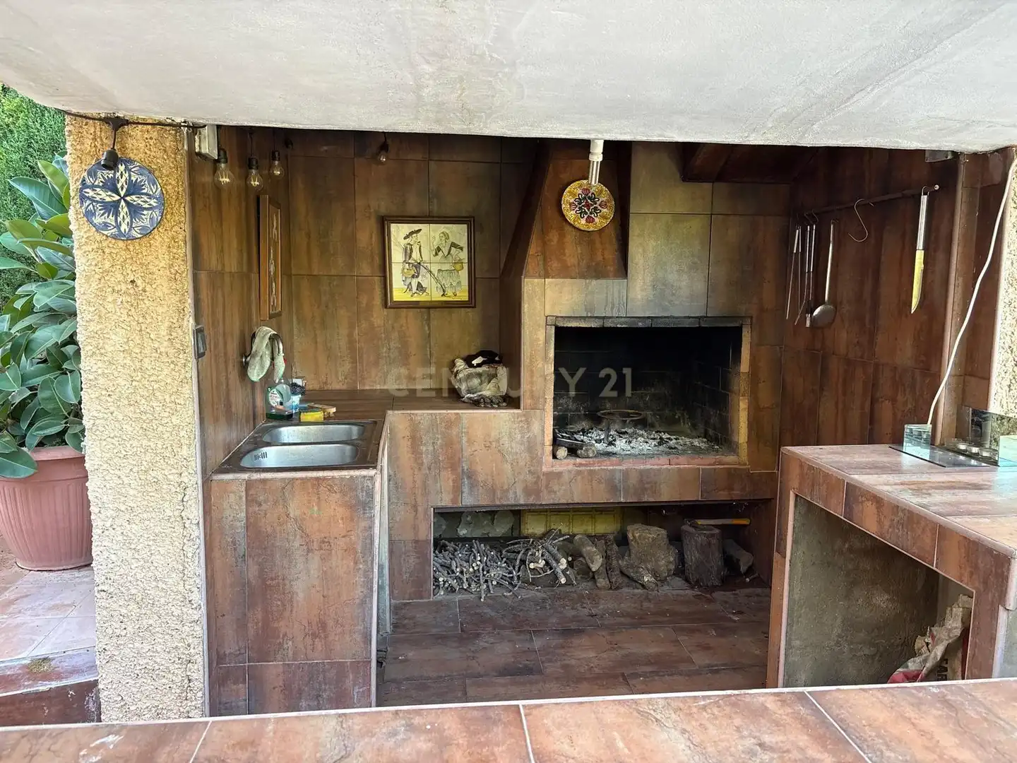Cocina de Casa o chalet en venta en Chiva con Jardín privado