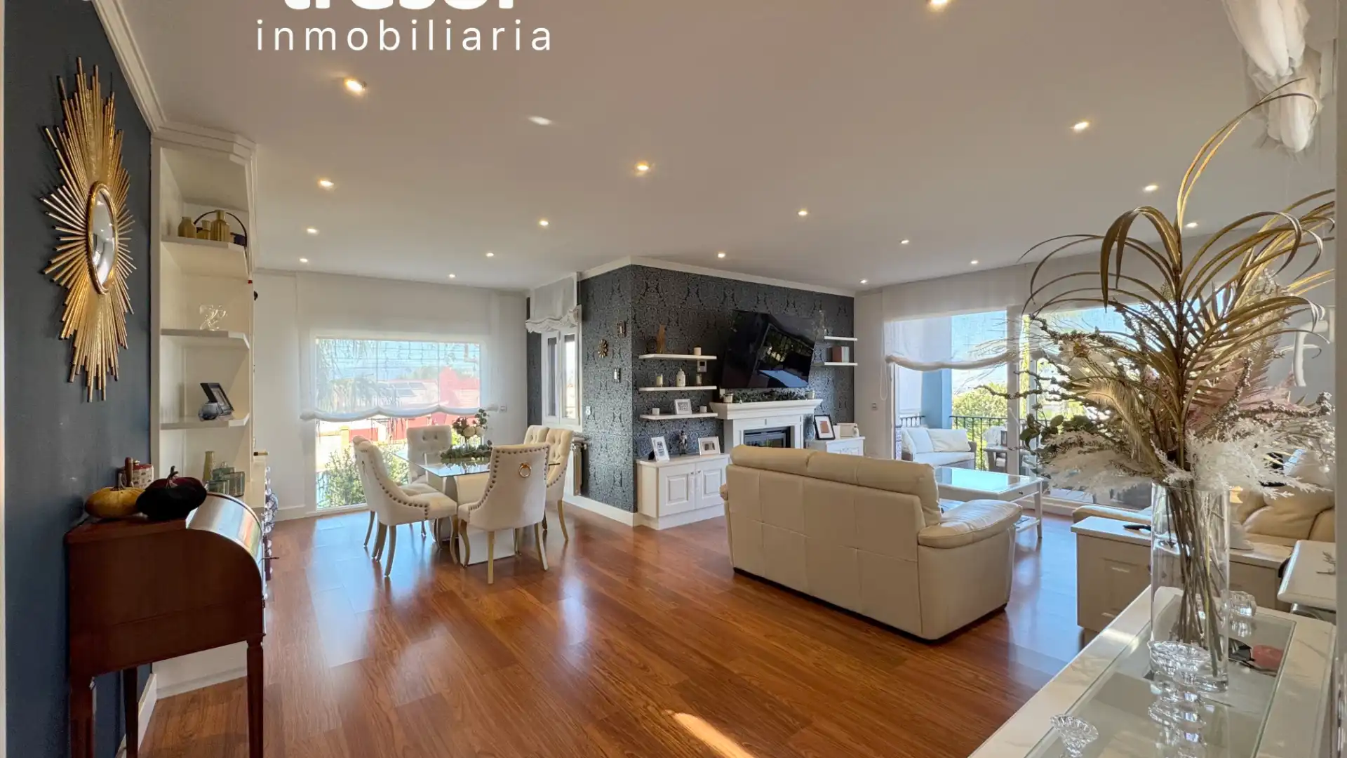 Living room of Houses for sale in Alhaurín de la Torre  with Air Conditioner, Heating and Private garden