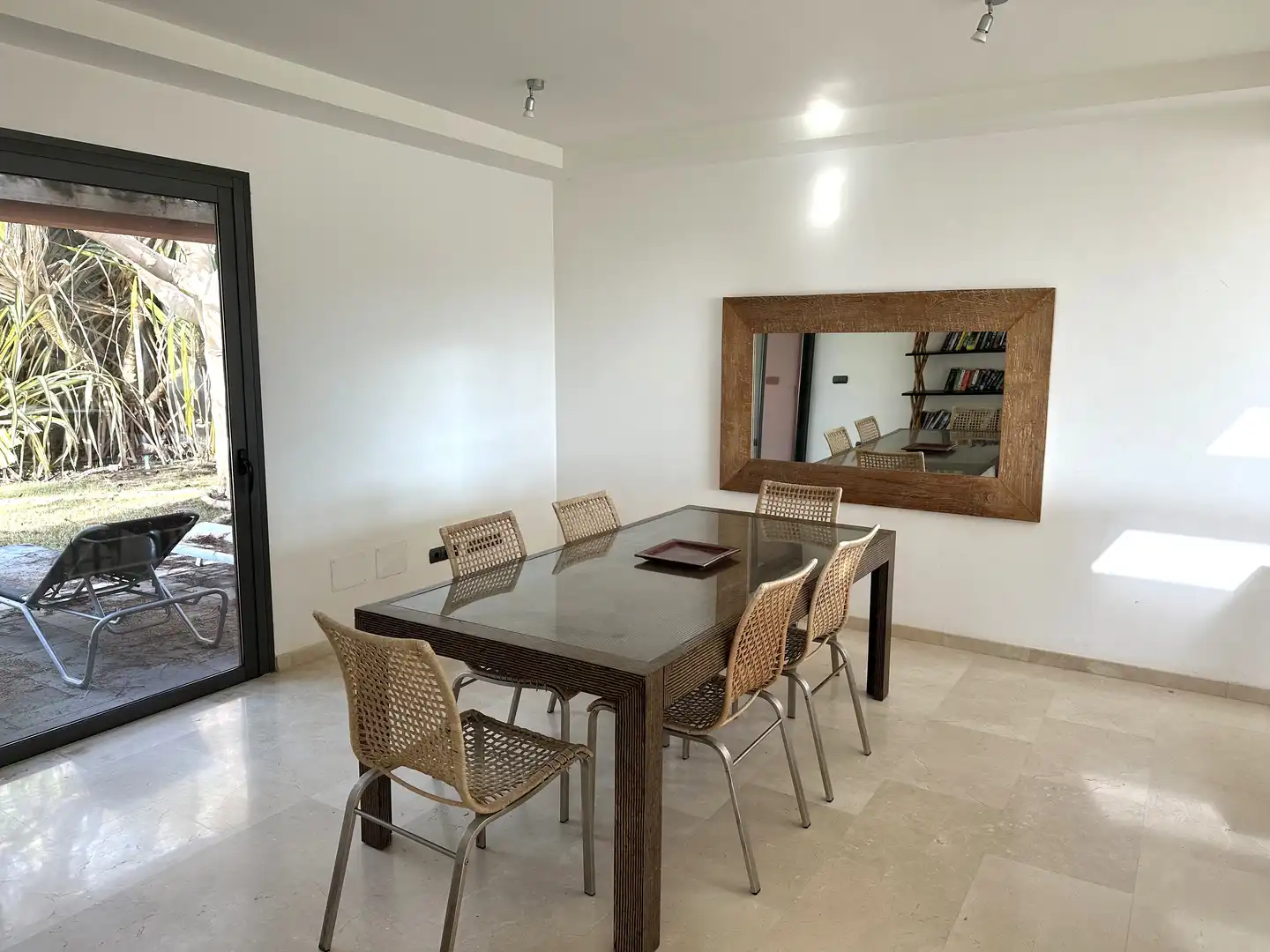 Dining room of Houses for sale in San Bartolomé de Tirajana  with Air Conditioner, Private garden and Parquet flooring