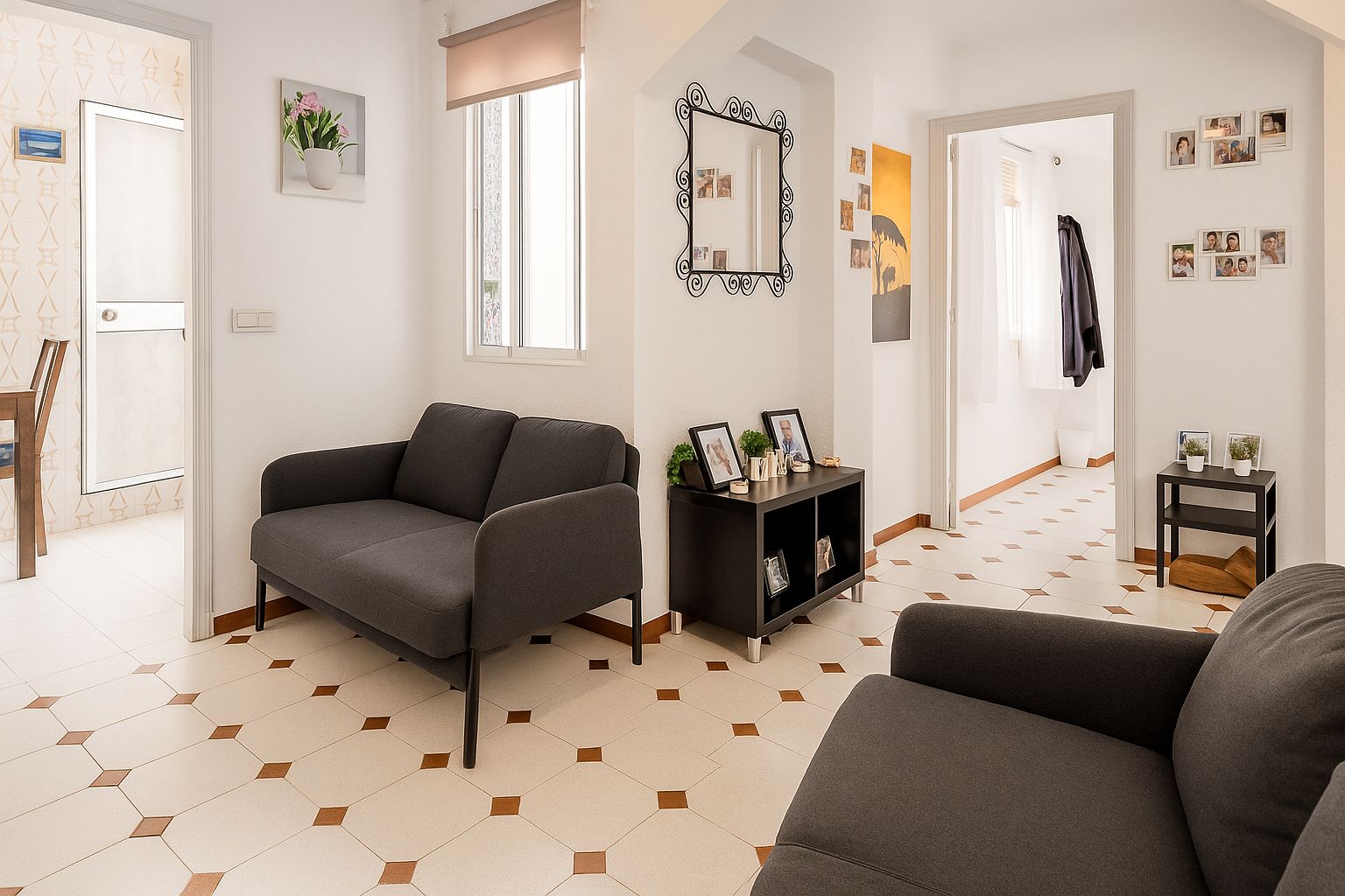 Living room of Attic for sale in Marbella  with Air Conditioner, Heating and Furnished
