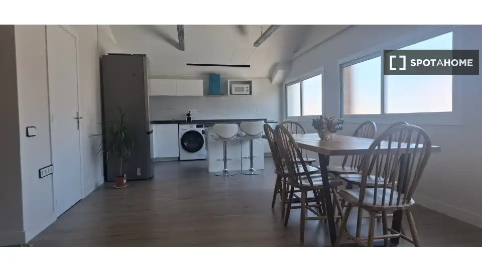 Küche von Wohnung zur Miete in Rubí mit Klimaanlage, Heizung und Möbliert