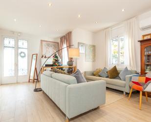 Living room of House or chalet for sale in Sant Cugat del Vallès  with Air Conditioner, Heating and Terrace
