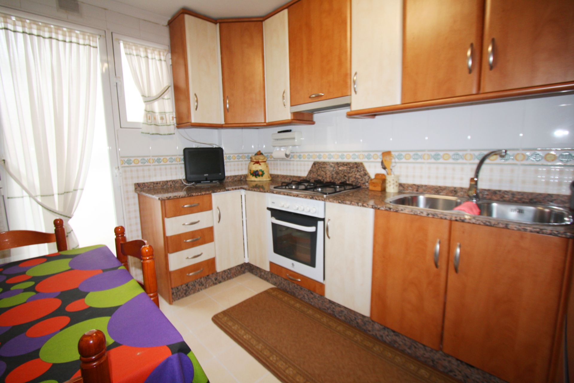 Kitchen of Flat for sale in  Albacete Capital  with Air Conditioner, Storage room and Furnished
