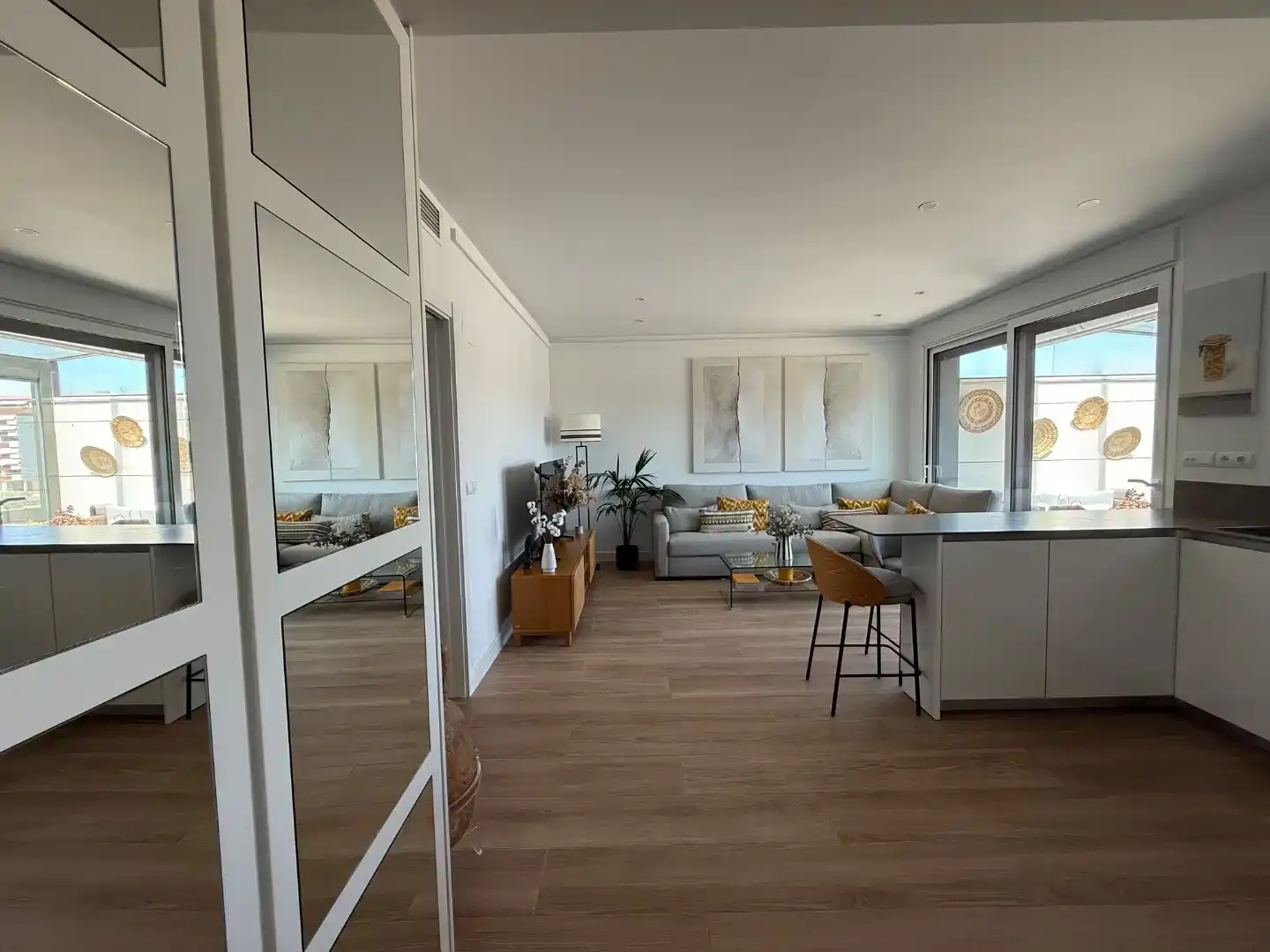 Sala de estar de Piso en venta en Madrid con Aire acondicionado, Parquet y Trastero