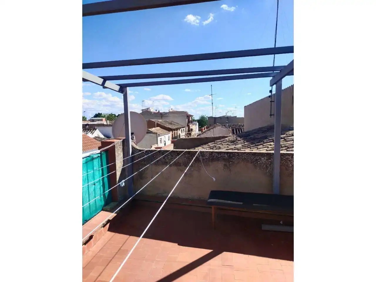 Terrasse von Wohnung zum Verkauf in Manzanares mit Klimaanlage, Heizung und Parkett