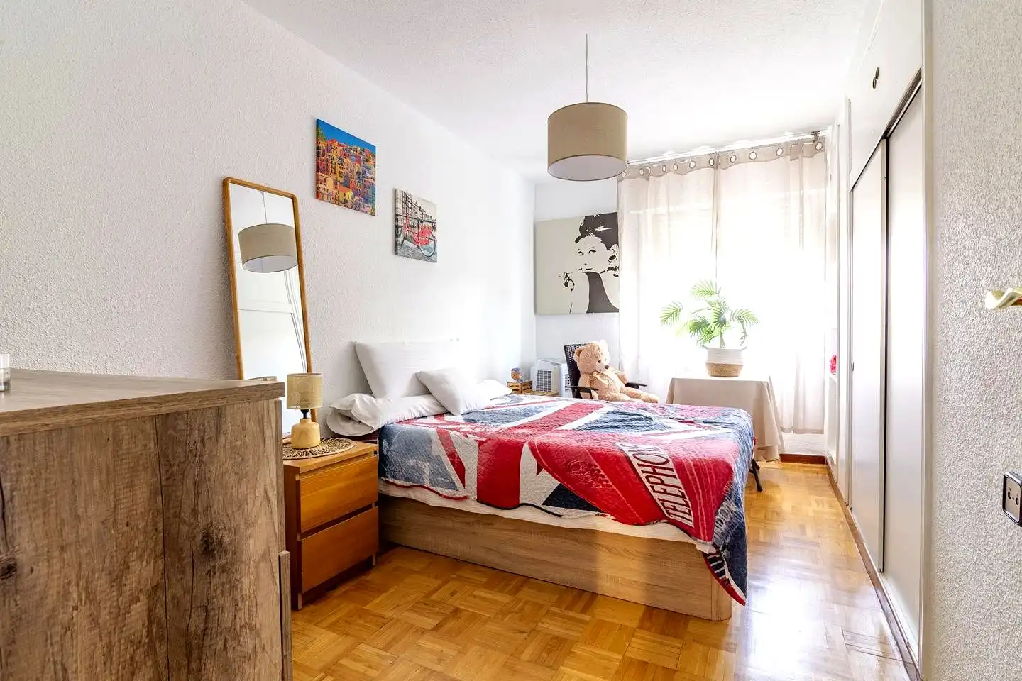 Schlafzimmer von Wohnung zum Verkauf in Alcorcón mit Heizung und Parkett