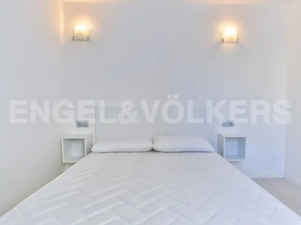 Bedroom of Attic for rent in Sitges  with Air Conditioner, Heating and Terrace