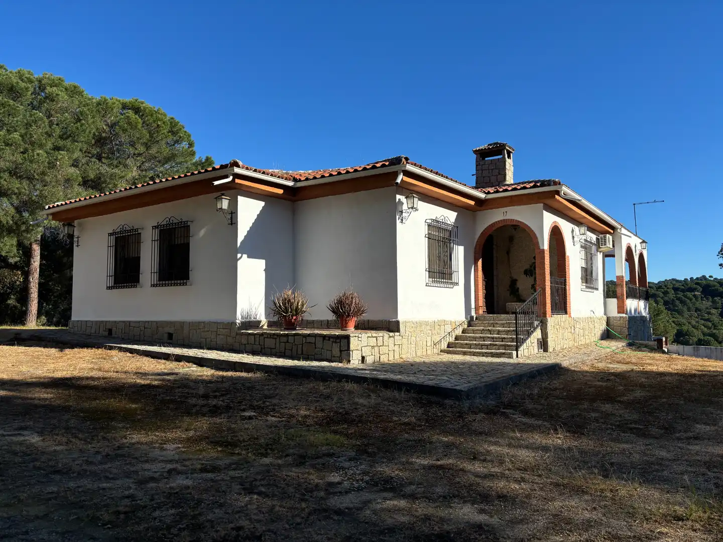 Vista exterior de Finca rústica en venta en Andújar con Aire acondicionado, Terraza y Piscina