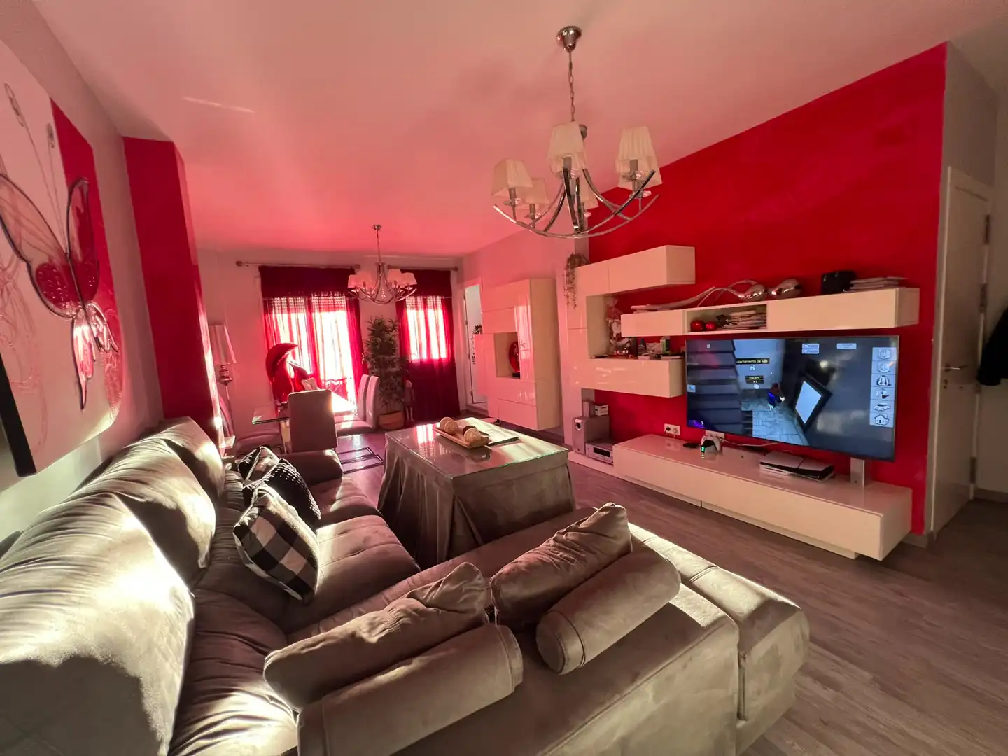 Sala de estar de Piso en venta en Lepe con Aire acondicionado, Calefacción y Terraza