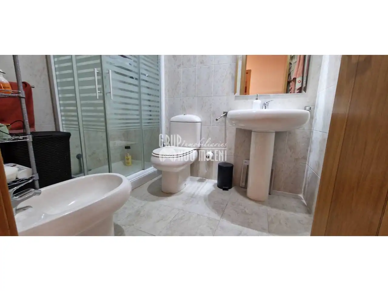 Bathroom of Flat for rent in Catarroja  with Air Conditioner, Heating and Terrace