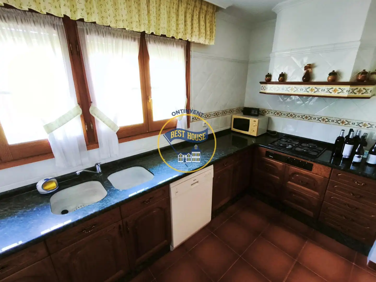 Cocina de Casa o chalet en venta en Ontinyent con Aire acondicionado, Calefacción y Jardín privado