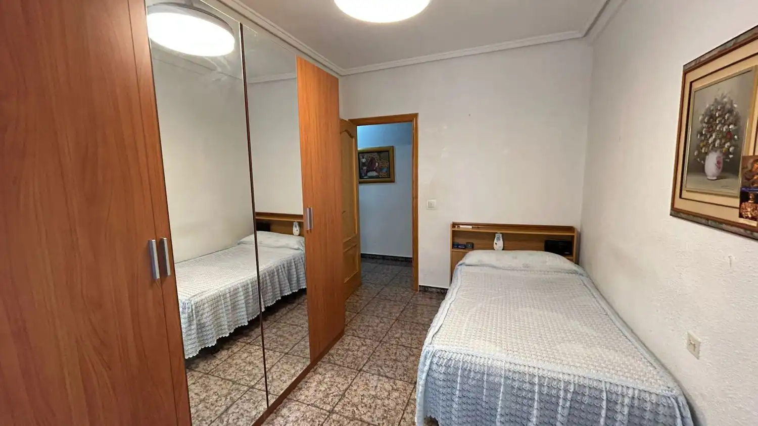 Schlafzimmer von Wohnung zum Verkauf in Albacete mit Klimaanlage, Heizung und Balkon