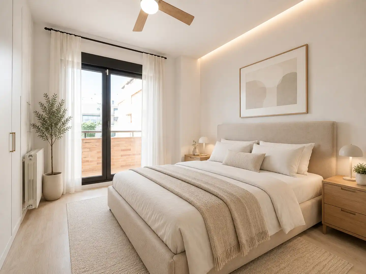 Schlafzimmer von Wohnung zum Verkauf in Brunete mit Heizung, Abstellraum und Balkon