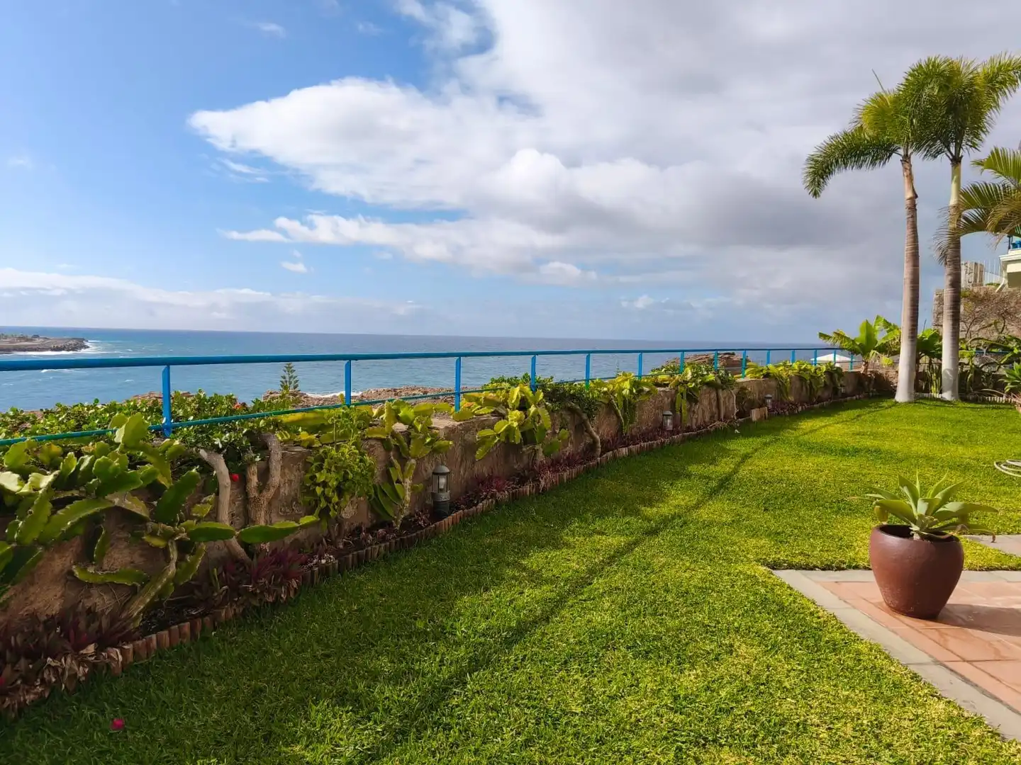 Garten von Wohnungen zum Verkauf in Mogán mit Klimaanlage, Privatgarten und Terrasse