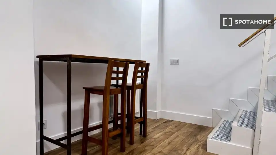 Wohnung zur Miete in Madrid mit Klimaanlage, Heizung und Möbliert