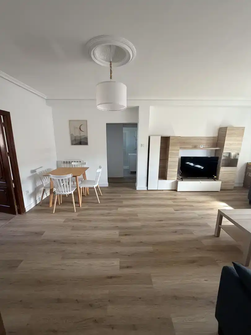 Sala de estar de Piso para compartir en Valladolid con Parquet, Amueblado y Balcón