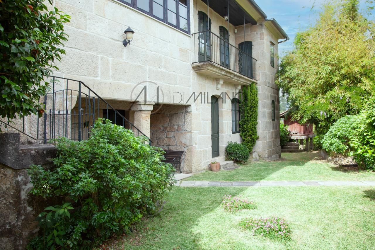 Exterior view of Country house for sale in Mondariz  with Heating, Private garden and Terrace