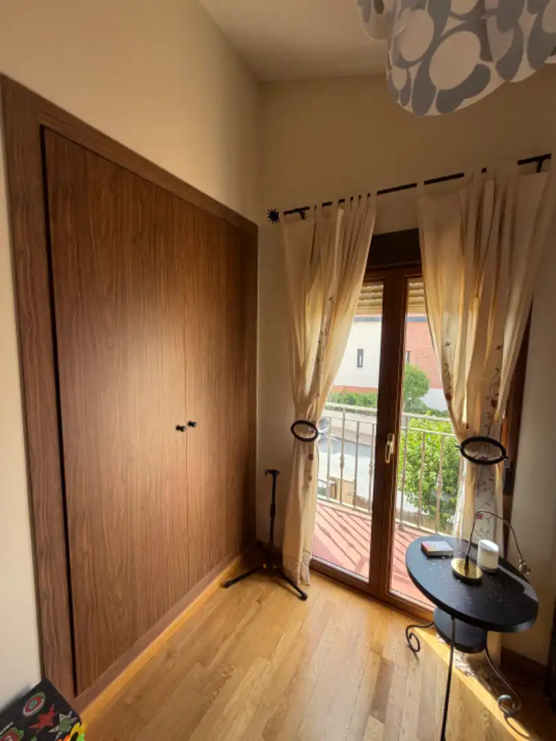 Terraza de Casa adosada en venta en Valverde del Majano con Calefacción, Jardín privado y Horno