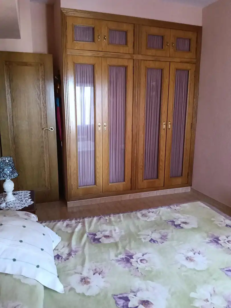 Dormitori de Apartament de lloguer en Cullera amb Aire condicionat, Terrassa i Moblat