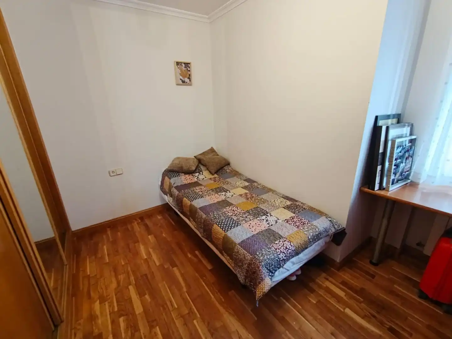 Bedroom of Flat for rent in Albacete  with Air Conditioner, Heating and Parquet flooring