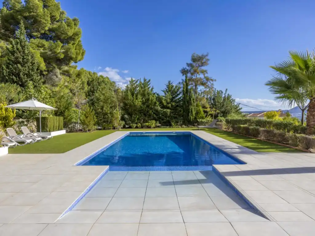 Swimming pool of Houses for sale in Jávea / Xàbia  with Air Conditioner, Terrace and Swimming Pool