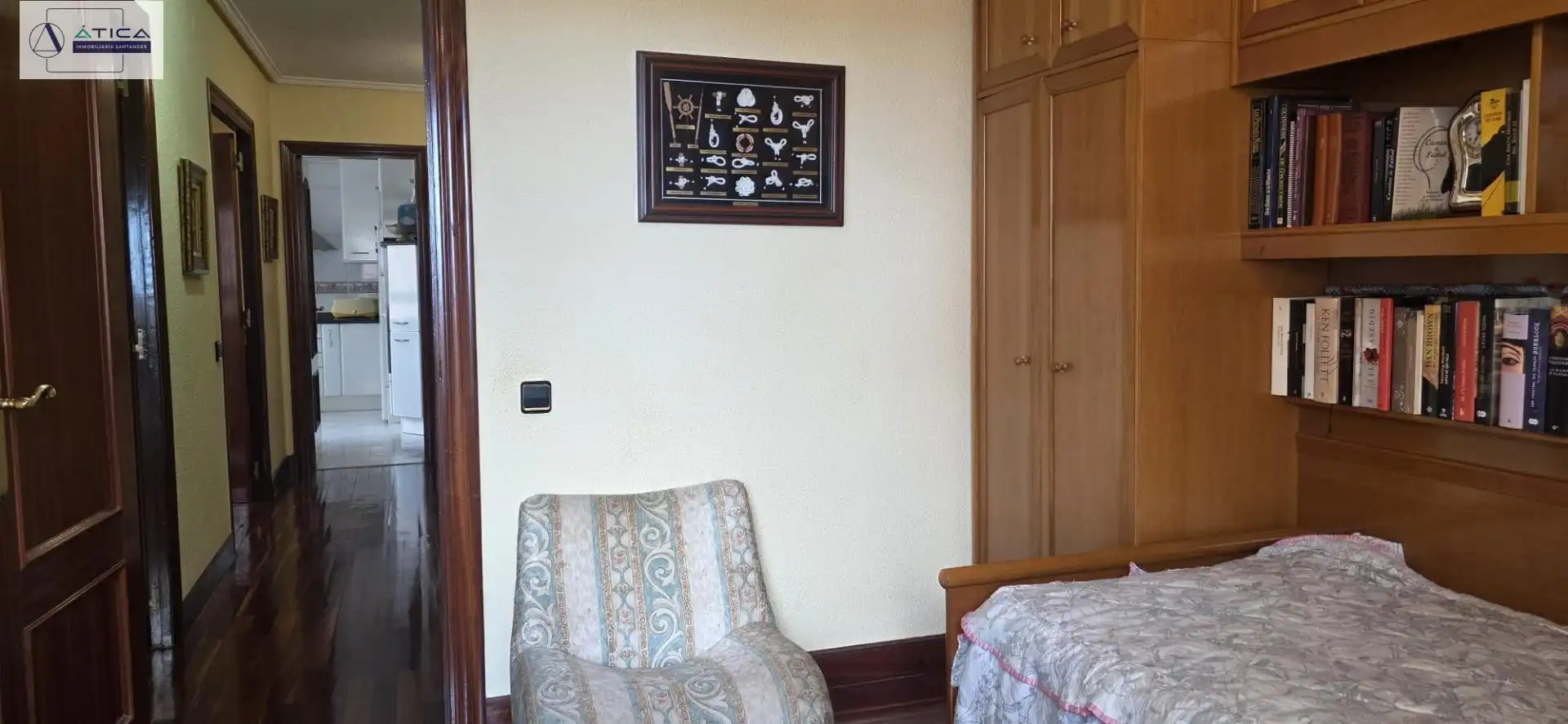 Bedroom of Flat for sale in Santander  with Heating, Terrace and Storage room