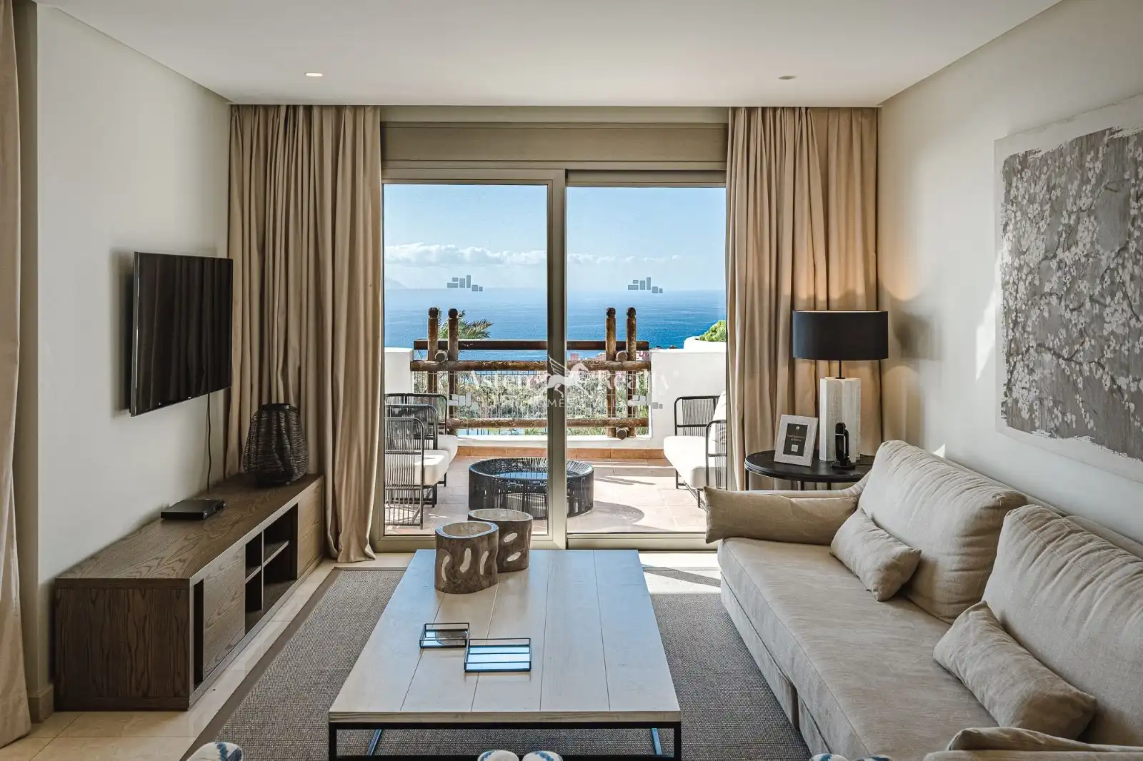 Sala de estar de Apartamento en venta en Guía de Isora con Aire acondicionado, Terraza y Trastero