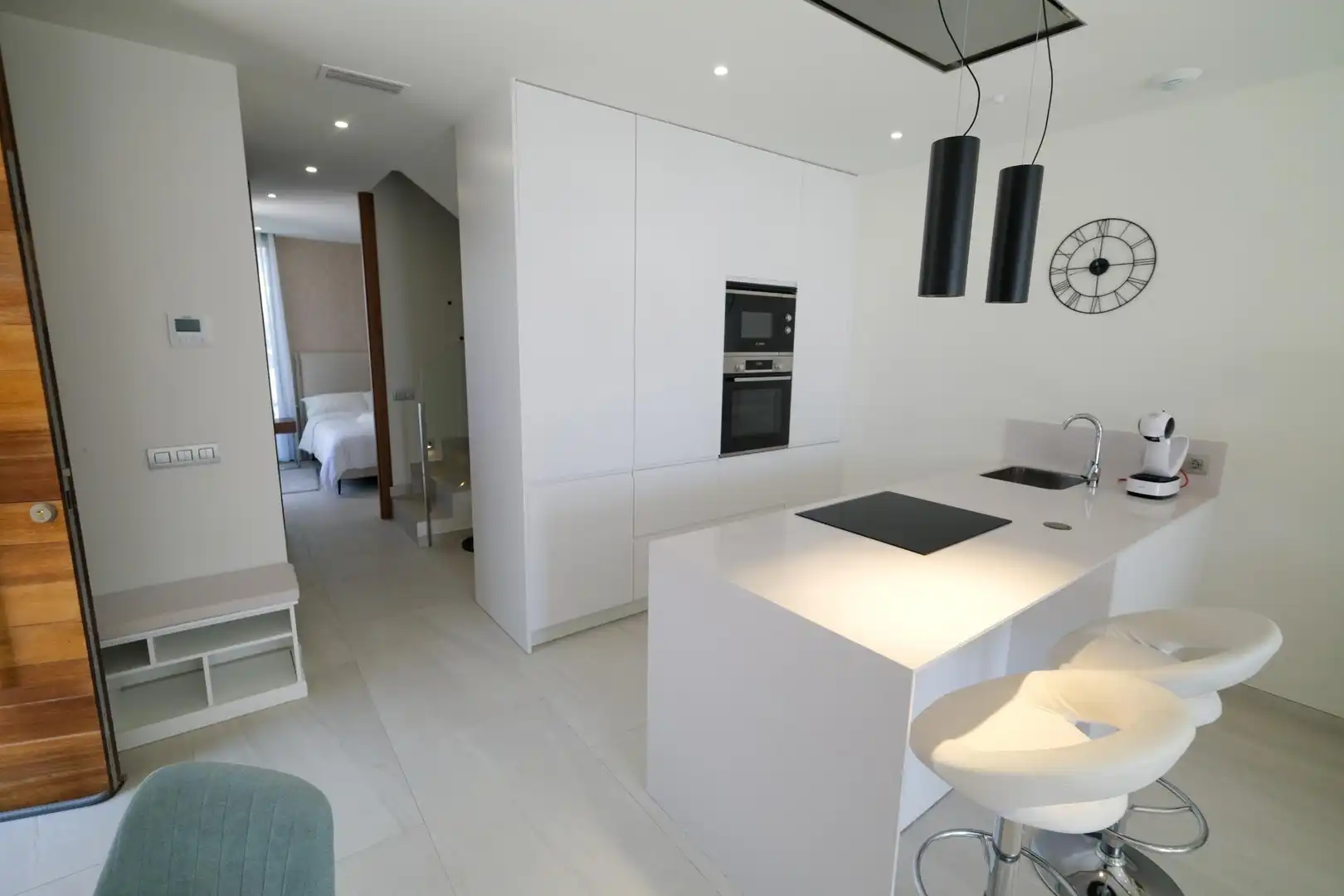 Cocina de Casa o chalet de alquiler en Finestrat con Aire acondicionado, Calefacción y Jardín privado