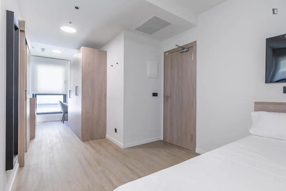 Bedroom of Flat for rent in Getafe  with Air Conditioner, Furnished and Internet