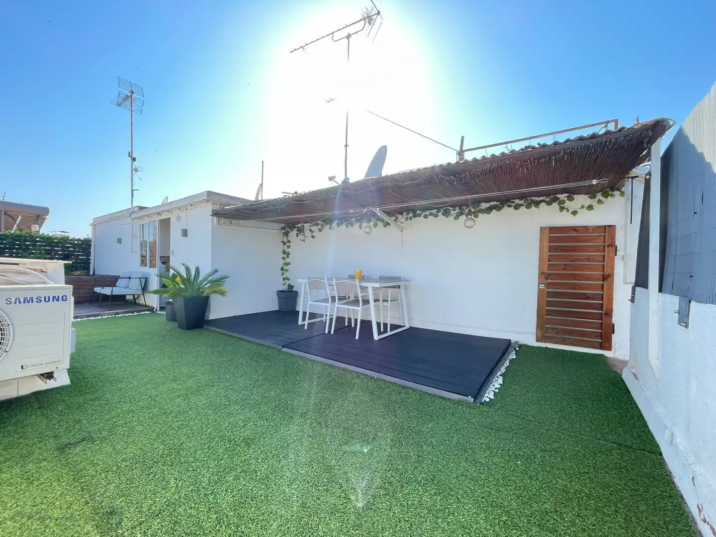 Terrace of Flat for sale in Mataró  with Air Conditioner, Parquet flooring and Terrace