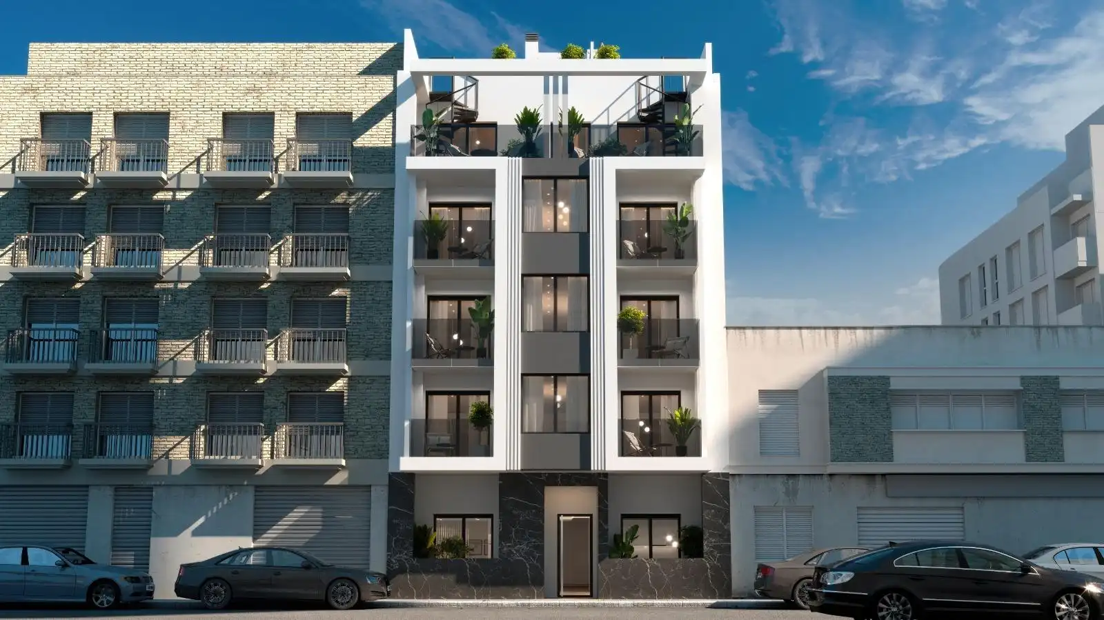 Vista exterior de Planta baja en venta en Torrevieja con Terraza y Piscina comunitaria