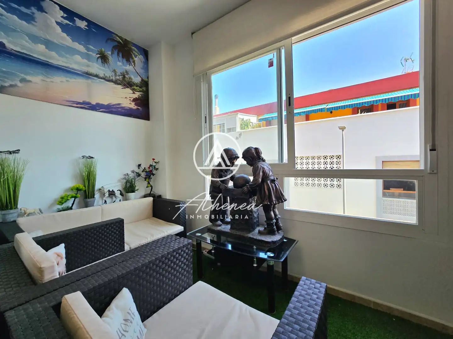 Vista exterior de Piso en venta en Roquetas de Mar con Terraza, Amueblado y Horno