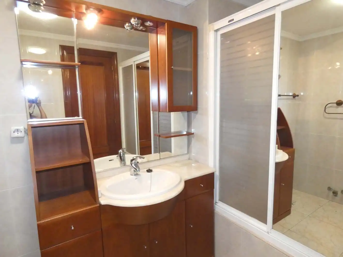 Badezimmer von Maisonette zum Verkauf in Medina de Pomar mit Heizung und Möbliert