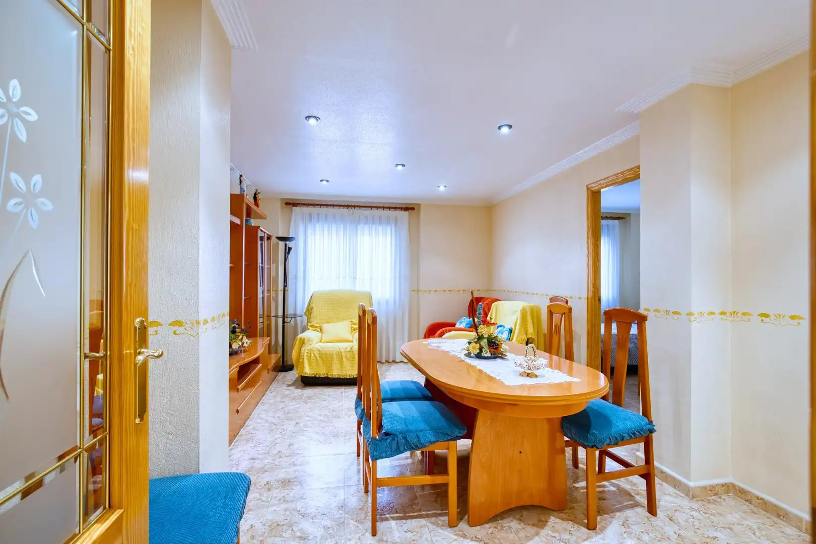 Dining room of Flat for sale in Aspe  with Air Conditioner, Terrace and Storage room