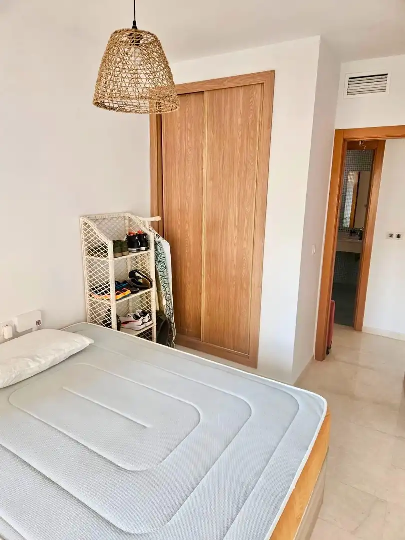 Bedroom of Flat for sale in Villajoyosa / La Vila Joiosa  with Air Conditioner, Private garden and Terrace