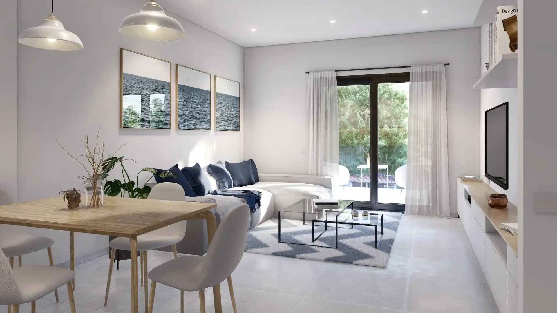 Sala de estar de Ático en venta en Torre-Pacheco con Terraza y Piscina comunitaria