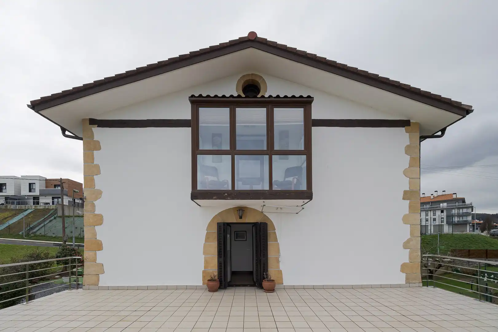 Exterior view of Houses for sale in Lasarte-Oria  with Heating, Private garden and Terrace