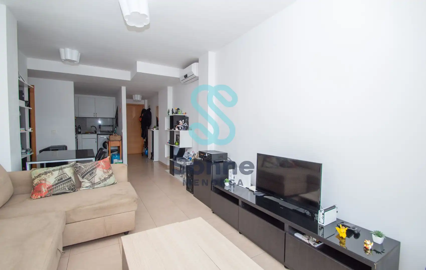 Sala d'estar de Pis en venda en Ferreries amb Aire condicionat, Terrassa i Piscina comunitària