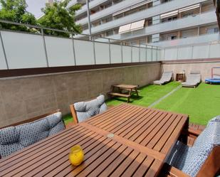 Terrace of Planta baja for sale in Sant Adrià de Besòs  with Air Conditioner, Parquet flooring and Terrace