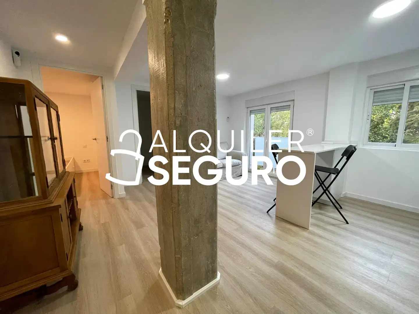 Vista exterior de Piso de alquiler en Madrid con Aire acondicionado, Calefacción y Amueblado