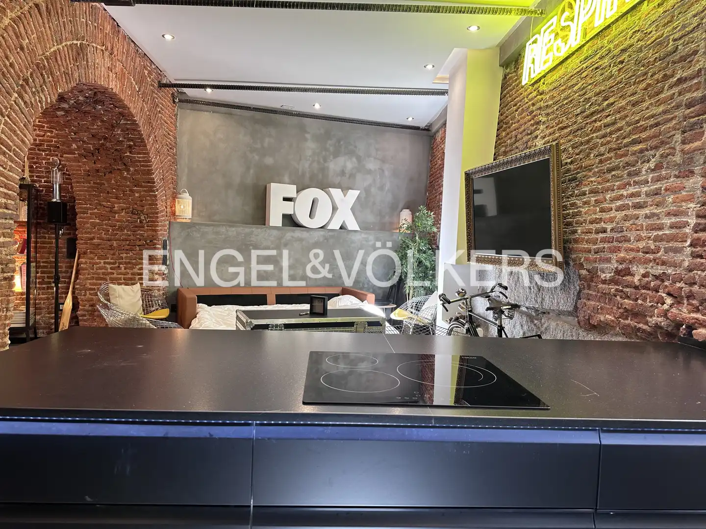 Kitchen of Flat for rent in Madrid  with Heating