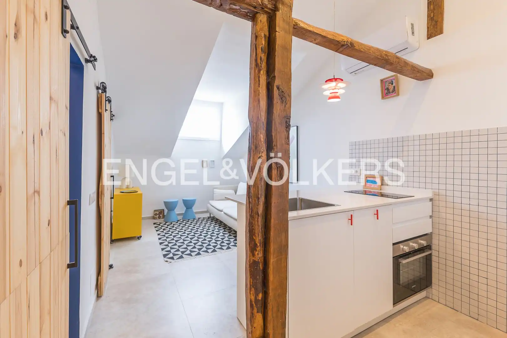 Küche von Wohnung zur Miete in Madrid mit Klimaanlage, Heizung und Möbliert